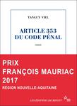 Article 353 du code pénal de Tanguy Viel -- 19/02/18